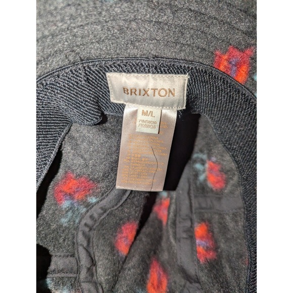Brixton Dylan Fleece Bucket Hat ROSES Size M/L - Picture 2 of 9